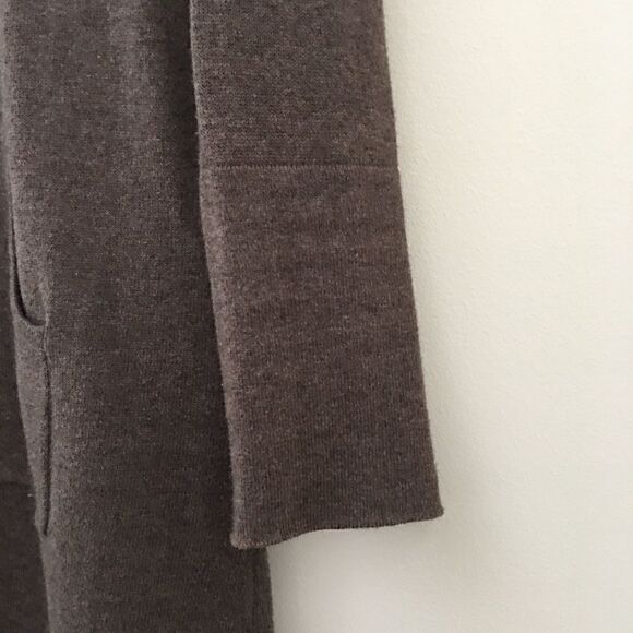 Cynthia Rowley brown scoop neck sweater tunic | Size Medium - Picture 3 of 8